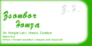 zsombor homza business card